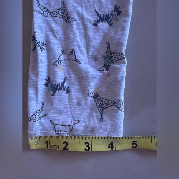 Derek Heart Animal Print Cocktail Pajama Crop Top Pant Set Long Sleeve Soft L - Picture 8 of 16